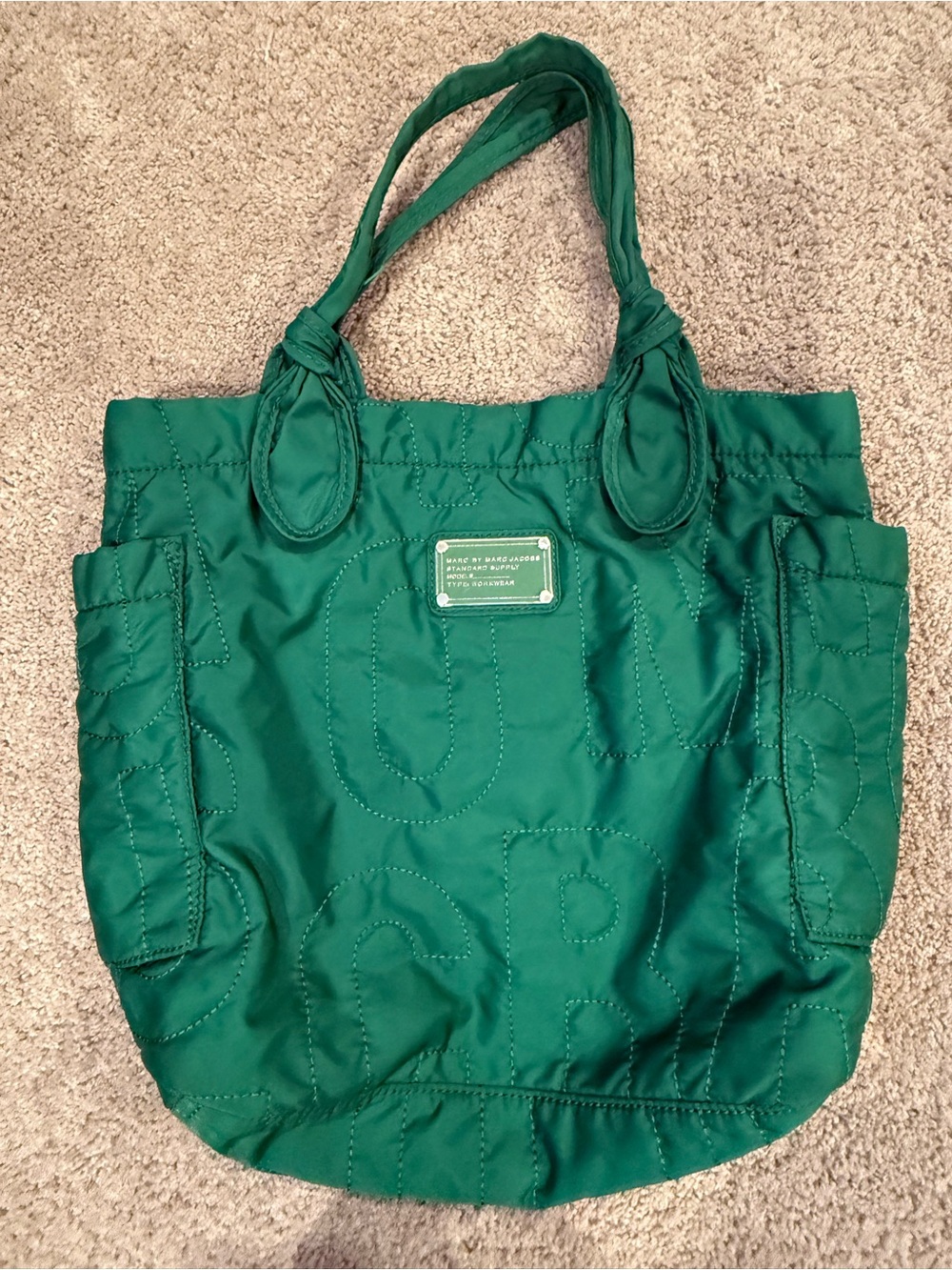 Green Tote Bag Marc by Marc Jacobs